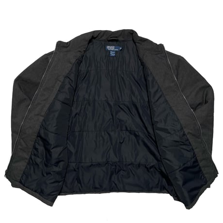 POLO RALPHLAUREN　"CHARCOAL" ZIP-UP JACKET