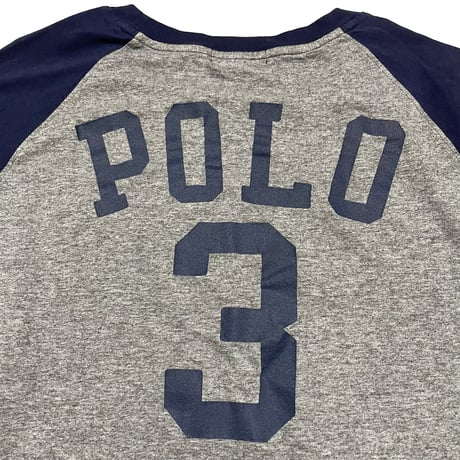 POLO RALPHLAUREN　"LONG SLEEVE RAGLAN" L/S TEE