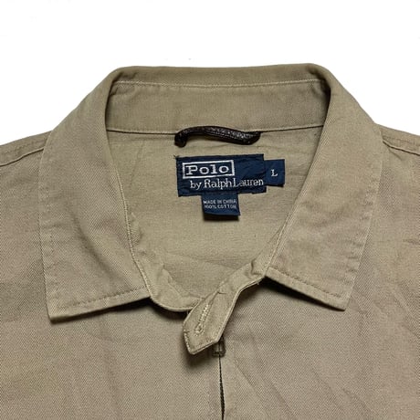 POLO RALPHLAUREN　"BUTTON CUFFS" SWING TOP