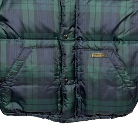 POLO RALPHLAUREN　"BLACK WATCH" DOWN JACKET