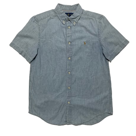POLO RALPHLAUREN　"COTTON CHAMBRAY SHIRT" S/S SHIRT