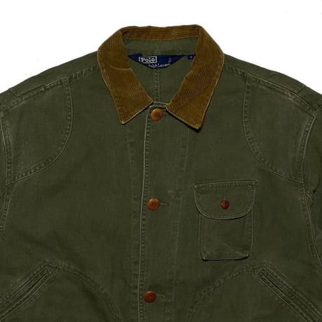 POLO RALPHLAUREN　"CORDUROY COLLAR" HUNTING JACKET