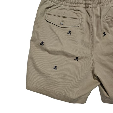 POLO RALPHLAUREN　"SKULL STRETCH CLASSIC FIT" BEIGE CHINO SHORTS