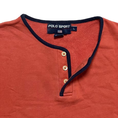 POLO SPORT RALPHLAUREN　"HENLEY NECK" S/S TEE