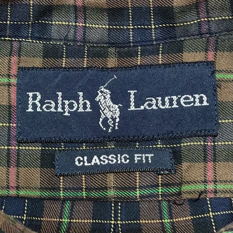 RALPHLAUREN　"CLASSIC FIT" BUTTON DOWN SHIRT