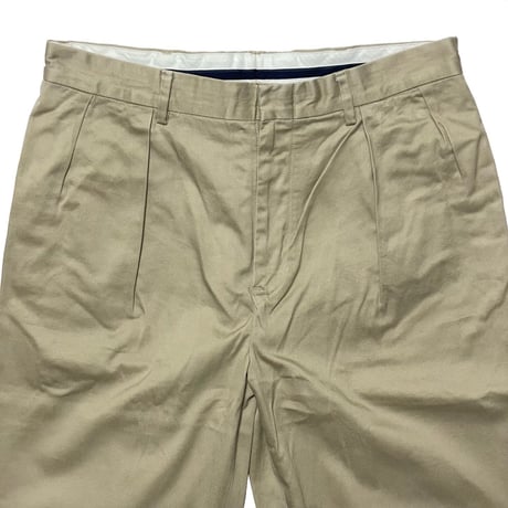 POLO RALPHLAUREN　VINTEGE "TWO TUCK" CHINO PANTS