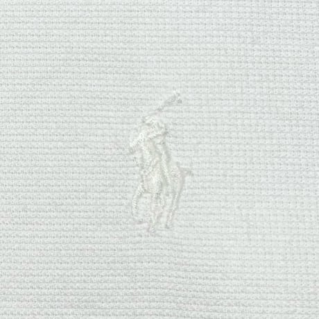 POLO RALPHLAUREN　"COTTON" OPEN COLLAR SHIRT