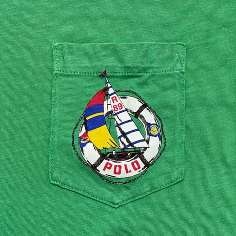 POLO RALPHLAUREN　"YACHT" S/S POCKET TEE