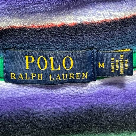 POLO RALPHLAUREN　"FLEECE NAVAJO" HARF-ZIP SWEAT