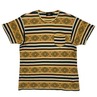 RRL RALPHLAUREN　 "INDIAN PATTERN" S/S POCKET TEE (YELLOW)