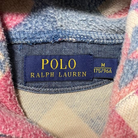 POLO RALPHLAUREN　 "NATIVE" FLEECE HOODIE (M)