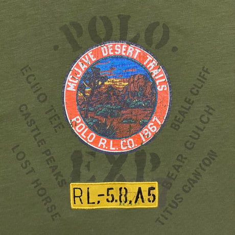 POLO RALPHLAUREN　"MOJAVE DESERT TRAILS" S/S TEE