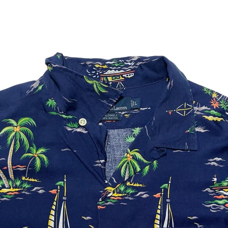 POLO RALPHLAUREN　"FISHING" ALOHA SHIRT