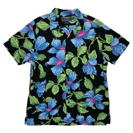 POLO SPORT RALPHLAUREN　 "FLOWER PATTERN" ALOHA SHIRT(L)