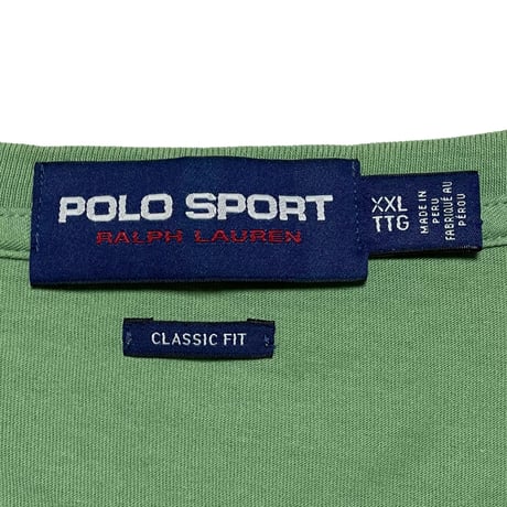 POLO SPORT RALPHLAUREN　"LOGO PRINT" S/S TEE (L.GREEN)