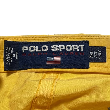 POLO SPORT RALPHLAUREN　"MADE IN USA" BASEBALL CAP