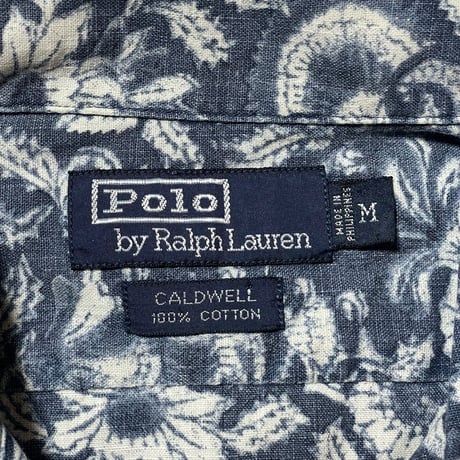 POLO RALPHLAUREN　"FLOWER PATTERNED" ALOHA SHIRT