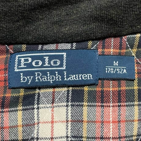 POLO RALPHLAUREN　"CHECK LINING" COTTON VEST