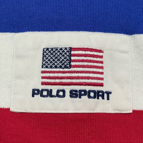 POLO SPORT RALPHLAUREN　"TRICOLORE" RUGBY SHIRT