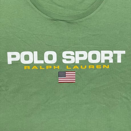 POLO SPORT RALPHLAUREN　"LOGO PRINT" S/S TEE (L.GREEN)