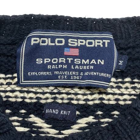 POLO SPORT RALPHLAUREN　"HANDKNIT" SWEATER