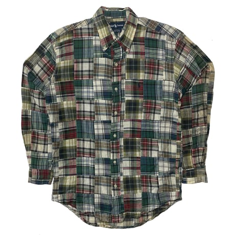 RALPHLAUREN　"PURCELL" PATCHWORK SHIRT
