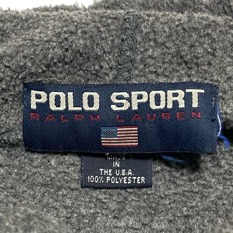 POLO SPORT RALPHLAUREN　"MADE IN USA" FLEECE HOODIE