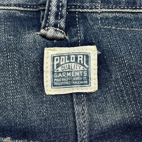 POLO RALPHLAUREN　"RIPPED" DENIM PANTS