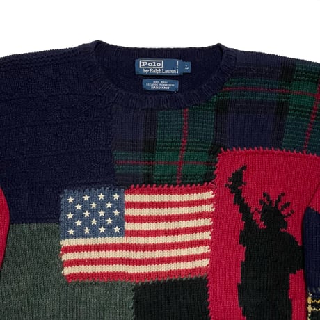 POLO RALPHLAUREN　 "911 MEMORIAL" SWEATER (Lサイズ)