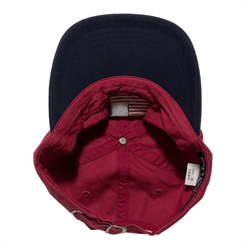 Polo Sport アメリカ国旗 ワークキャップ 90s Ralph Lauren POLO SPORT ポロスポ 星条旗 ツートン 6パネル