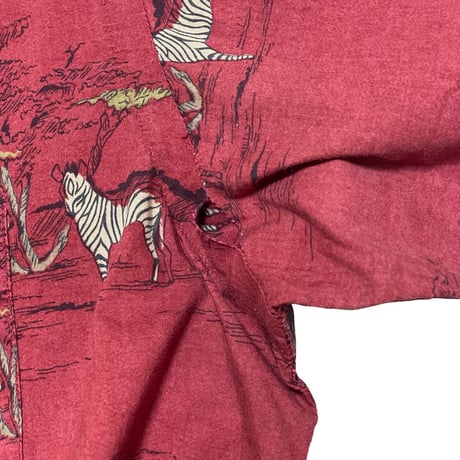 POLO RALPHLAUREN　"SAFARI" OPEN COLLAR SHIRT