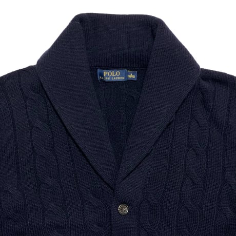 POLO RALPHLAUREN　"CABLE KNIT" CARDIGAN