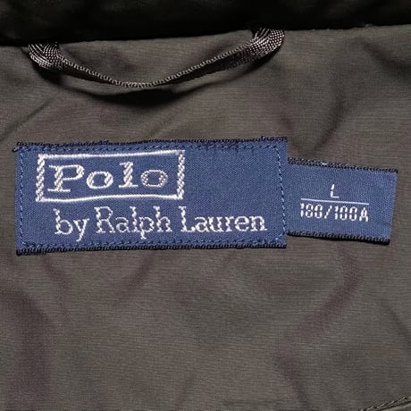 POLO RALPHLAUREN 　"HOODED" DOWNJACKET (M)