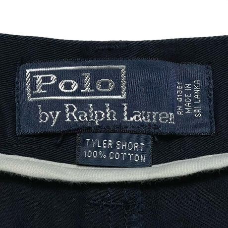 POLO RALPHLAUREN　"TYLER SHORT" CHINO SHORTS (33)