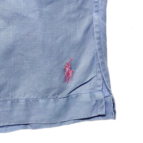 POLO RALPHLAUREN　OPEN COLLAR SHIRT