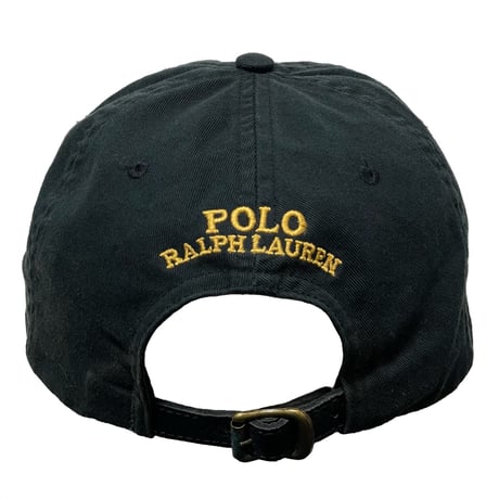 POLO RALPHLAUREN　"LEATHER STRAP" CLLASIC BASEBALL CAP