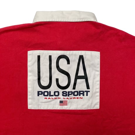 POLO RALPHLAUREN　"POLO SPORT EMBLEM" RUGBY SHIRT (LL)
