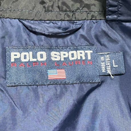 POLO SPORT RALPHLAUREN　"LOGO" NYLON LONG JACKET