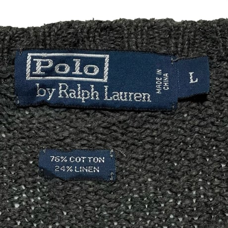 POLO RALPHLAUREN　"COTTON&LINEN" SWEATER