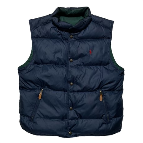 POLO RALPHLAUREN　"REVERSIBLE" DOWN VEST