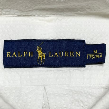 RALPHLAUREN　"SEER SUCKER" S/S SHIRT