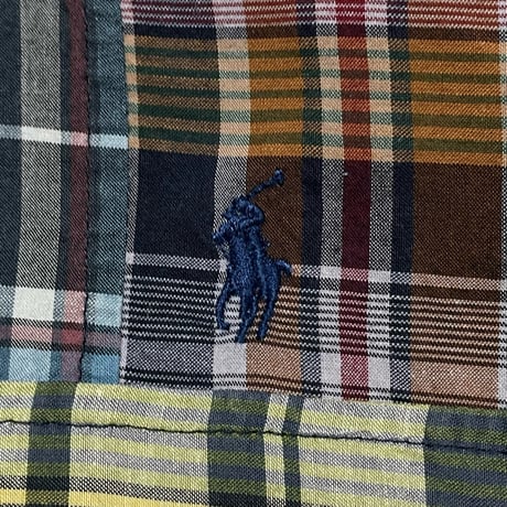 POLO RALPHLAUREN　"PATCH WORK" S/S SHIRT
