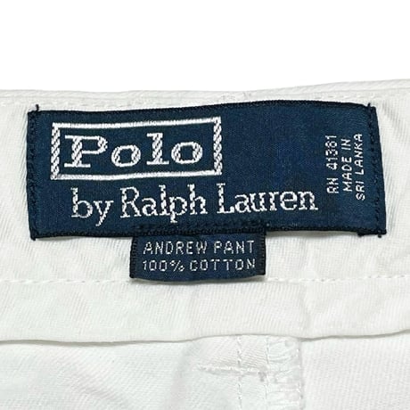 POLO RALPHLAUREN　"ANDPEW PANT" CHINO PANTS