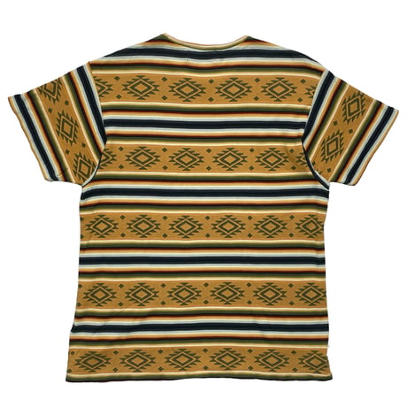 RRL RALPHLAUREN　 "INDIAN PATTERN" S/S POCKET TEE (YELLOW)