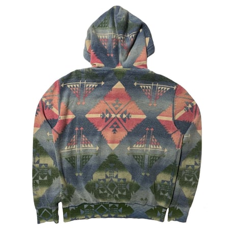 POLO RALPHLAUREN　 "NATIVE" FLEECE HOODIE (M)
