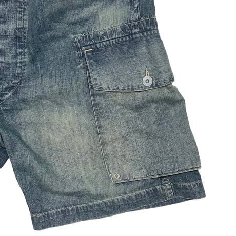 RRL RALPHLAUREN　"INDIGO DENIM CARGO" SHORTS