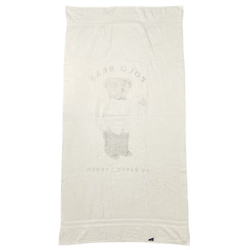Polo Bear ビーチタオル ホワイト by Ralph Lauren Amazon.co.jp: (ポロ ラルフローレン)POLO RALPH LAUREN BEAR
