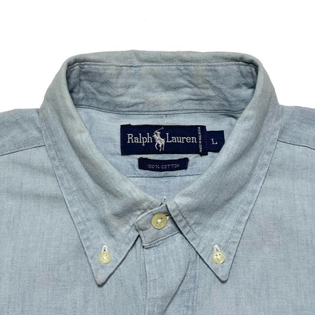 RALPHLAUREN　"POLO BEAR" CHAMBRAY SHIRT