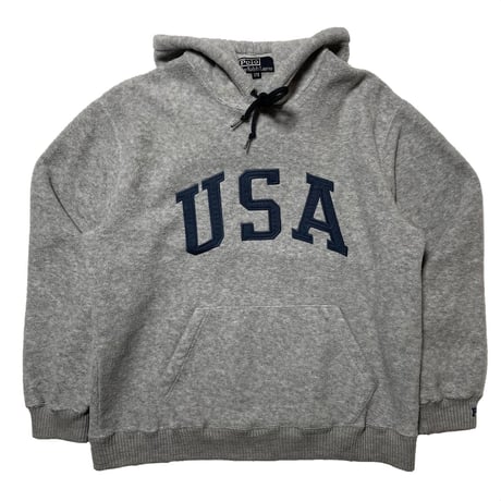 POLO RALPHLAUREN　"USA" FLEECE HOODIE.170