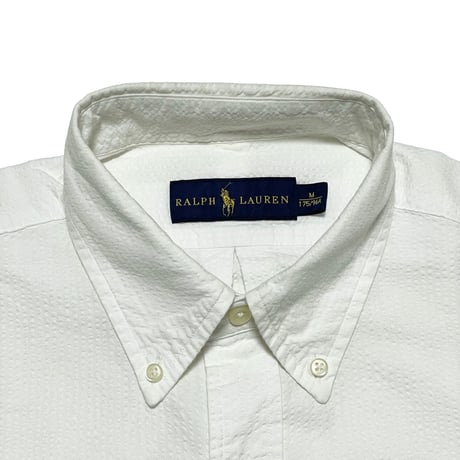 RALPHLAUREN　"SEER SUCKER" S/S SHIRT